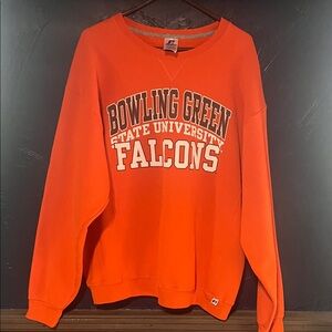 Vintage Russell Orange Bowling Green State University Sweatshirt! Awesome!